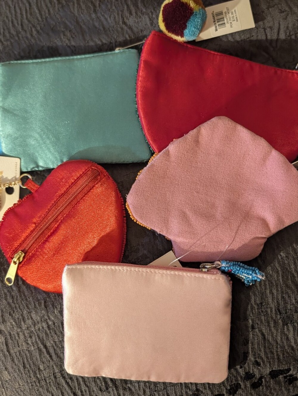 World Market Beaded Coin Purses 5pc Lot - Picture 9 of 10